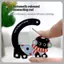 ECK 1 Cái Hoạt Hình Mèo Carabiner Acrylic Hình Túi Móc Khóa Động Vật Dễ Thương Bapa Quyến Rũ Bé Gái Thẩm Mỹ Leo Móc Phụ Kiện HOT