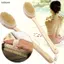 Luckyew Phòng Tắm Body Bàn Chải Tay Cầm Dài Tắm Lông Tự Nhiên Bàn Chải Tẩy Tế Bào Chết Massage Có Tay Cầm Bằng Gỗ Chải Khô Tắm Dụng Cụ TQ