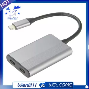 Kính thông minh AR Hub USB-C với cổng USB-C 2 cổng có đầu ra chế độ DP Alt 4K / 60Hz, sạc nhanh 100W PD cho công tắc,
