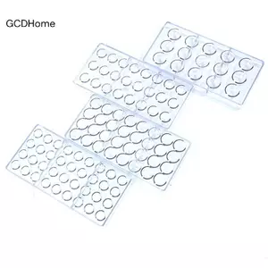 GCDHome 3D Khuôn Socola Polycarbonate Quả Cầu Bóng Thi Bánh Khuôn Socola Nóng
