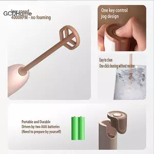 GCDHome Điện Sữa Uống Đánh Trộn Khuấy Cà Phê Cappuccino Creamer Whisk Frothy Blend Whisker HOT