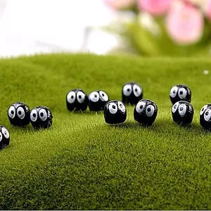 Dumb Dễ Thương Hayao Miyazaki Mini Dạ Quang Nhỏ Bánh Đồ Trang Trí Micro Phong Cảnh Trang Trí Sân Vườn Bánh Đen Để Bàn