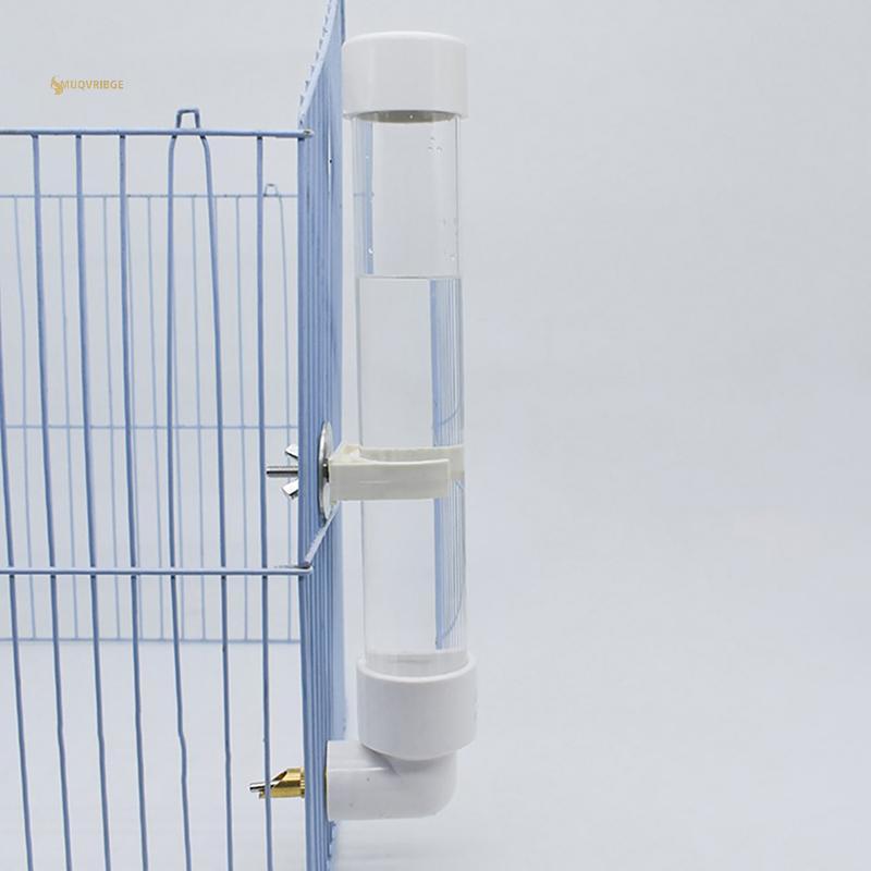 MUQV 130ml Vẹt Nước Bình Uống Treo Tự Động Ăn Lồng Phụ Kiện Cho Chinchillas Thỏ n