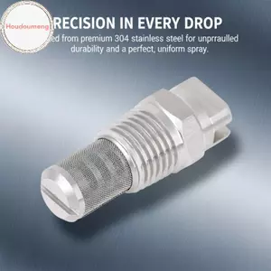 Vòi phun quạt phẳng Houdou 304 HVV-L 2 chiếc Thép không gỉ đầu ra cao cho máy rửa xe Máy tạo độ ẩm phun sương Làm sạch bề mặt VN