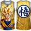 Áo bóng rổ Anime Dragon Ball Z mới 2026 dành cho nam giới Trẻ em, Áo không tay thông thường mềm mại thoáng khí