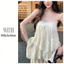 Milyfashion Dây buộc ren Áo ba lê nhỏ Phong cách múa ba lê Y2K KZN1