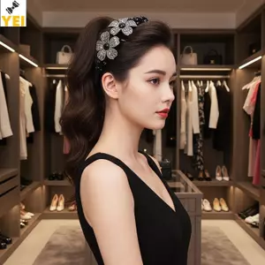 < YEI > Kẹp Tóc Kim Cương Giả Thanh Lịch Hoa 3D Quà Tặng Sang Trọng Cho Kỷ Niệm Bạn Bè Và Người Yêu Mới