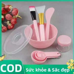 Trong Kho Mặt Nạ Trên Khuôn Mặt Trộn Bát Và Bàn Chải Thiết Lập DIY Công Cụ Làm Đẹp Cho Chăm Sóc Da Phụ Nữ Cá Tuyết