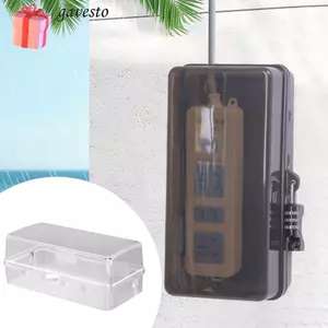 Vỏ chì mở rộng GAVESTO, Hộp cắm chống trộm bằng nhựa, Ổ cắm bảo vệ bền bỉ Vỏ bảo vệ ổ cắm chống nước chống thấm nước ngoài trời