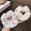Dễ Thương Tươi Nơ Scrunchy Ren Đuôi Ngựa Tóc Dây Tóc Đầu Dây Cô Gái Ngọt Ngào Phụ Kiện Tóc