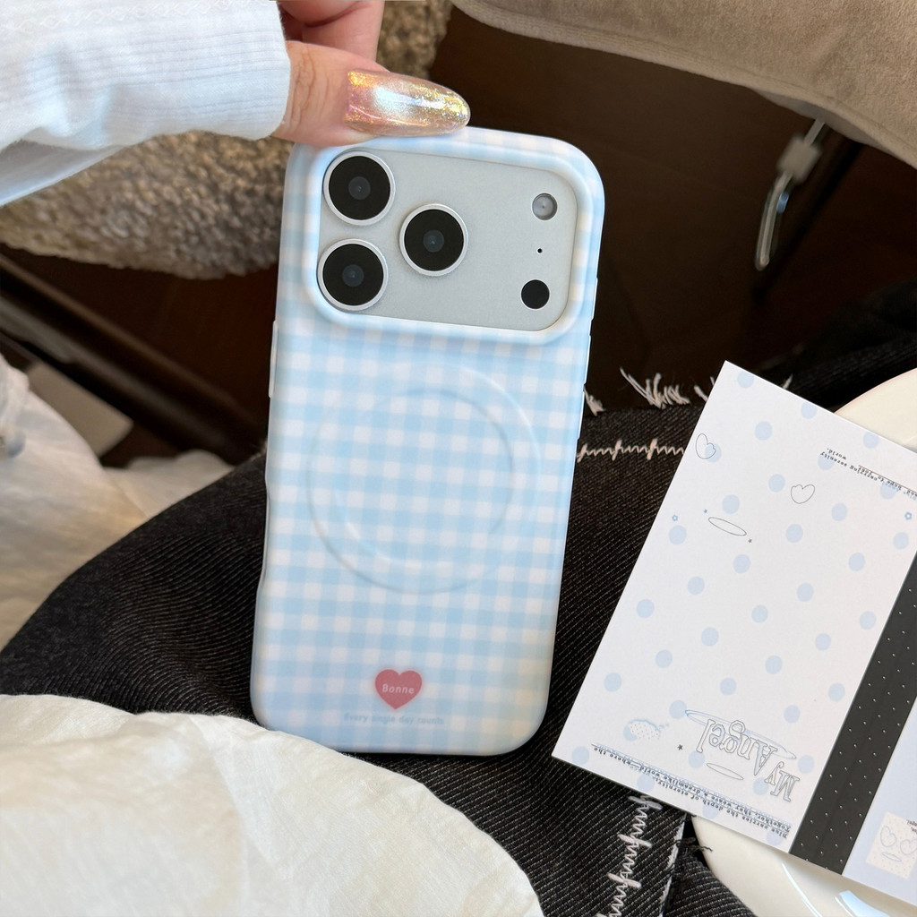 [Loại đính kèm từ tính] Vỏ iPhone phiên bản giới hạn Checkered phù hợp cho iPhone 17 Pro Max với kích thước màn hình 16, 15, 14, 13, 12 và 11 - vỏ bảo vệ chống rơi UV