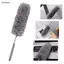 Luckyew Có Thể Thu Vào Duster Bằng Thép Không Gỉ Tay Cầm Dài Bàn Chải Bụi Xe Hộ Gia Đình Dụng Cụ Vệ Sinh Microfiber Bàn Chải Bụi TQ