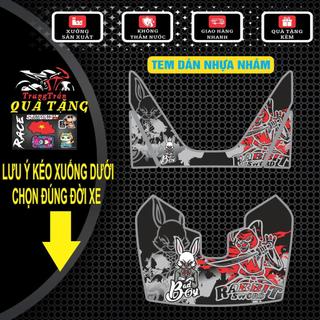 TEM EVO 200-EVONEO-EVOGRAND-EVO MAX  NHỰA NHÁM XE ĐIỆN mẫu mới DECAL 3 LỚP