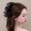 < YEI > 1 Cái Vintage Nơ Lấp Lánh Tóc Móng Vuốt Lưới Thiết Kế Kim Cương Giả Độc Đáo Barrette Để Sử Dụng Hàng Ngày Và Thường Ngày Mới