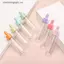 Bộ chai nhỏ giọt Mini có thể đổ lại VFZ 7 CÁI 1 / 2 / 3 / 5ml Lọ thủy tinh màu Macaron rỗng Hộp đựng tái sử dụng DIY OTE