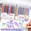 Bút Kim Tuyến 60 Màu Lấp Lánh – Gel Nhũ Highlight Viết Chữ Đẹp, Trang Trí Bullet Journal Bé Sáng Tạo