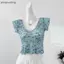 AA Ren V-ne Áo Vest Nhỏ Bay Tay Mùa Hè Ngày Lễ Hàng Ngày Ngọt Ngào Crop Top VN