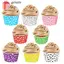 GAVESTO 100 CÁI Muffin Cup Dot Trang trí Máy nướng Pan Paper