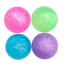 < Pluscloth > 4 Đồ chơi giảm căng thẳng trong suốt Bột lấp lánh Bánh bao Bóp Fidget Đồ chơi cầm tay bột tăng chậm cho trẻ em và người lớn Đồ chơi thư giãn tay
