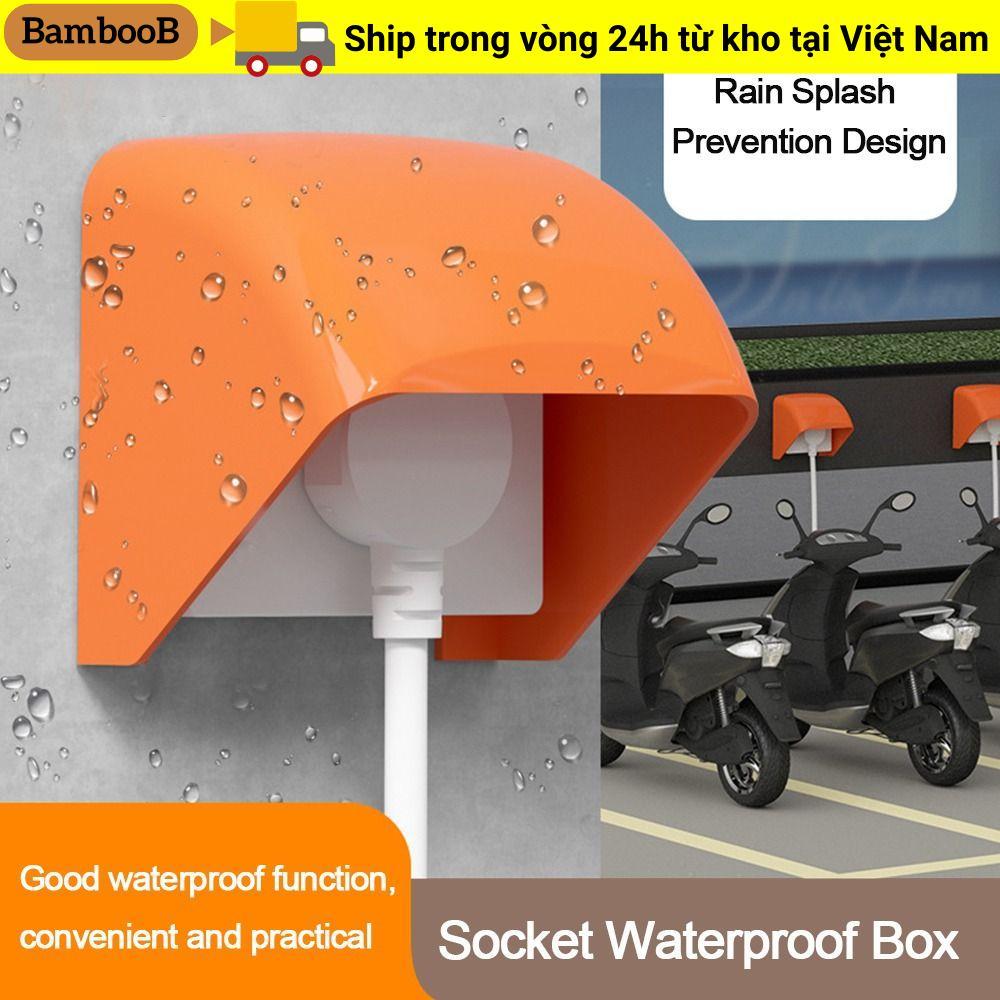 BAMBOOB Công Tắc Vỏ Bảo Vệ Phòng Tắm Chống Mưa Hộp Ổ Cắm Điện Nguồn Cung Cấp Ổ Cắm Bảo Vệ