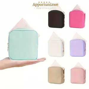Túi đựng băng vệ sinh IAPPORTUNIA, Hộp đựng khăn ăn nhiều màu cầm tay, Túi đựng tiền xu tổ chức tại nhà