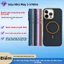 Ốp lưng iphone Vòng tròn mỏng hút từ tính thích hợp cho vỏ điện thoại di động iphone16Promax hút từ tính ẩn Apple 15 Vỏ bảo vệ điện thoại di động chống rơi