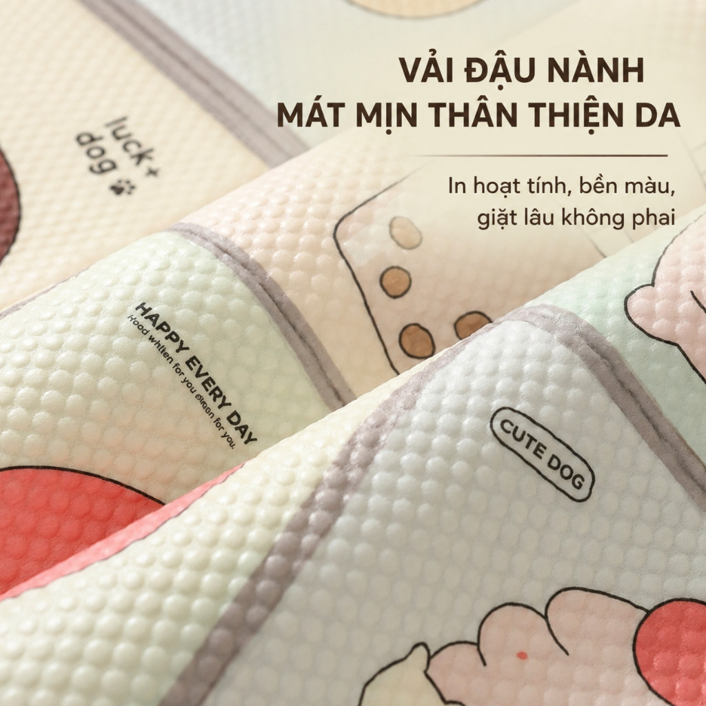 Thảm Băng Lạnh HomeMate Gấp Gọn 9 Ô Chống Trượt, Thảm Điều Hòa Mát Lạnh 2CM Cho Bé Tập Bò Cao Cấp
