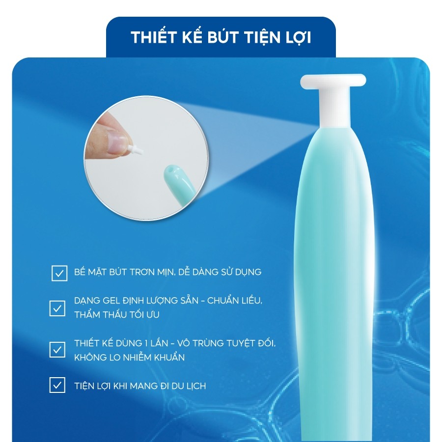 Gel Dưỡng Ẩm Phụ Khoa Lavima Aquain (Đũa Thần Inner), Ẩm Sâu Giảm Khô Rát, Mềm Mịn Cả Ngày, Bút 3g