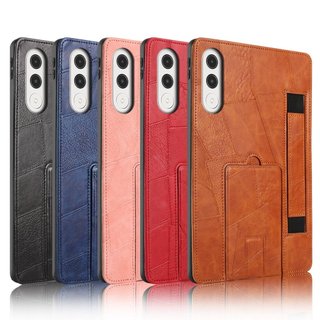 Vintage Kinh Doanh Đa Năng Máy Tính Bảng Dành Cho Lenovo Xiaoxin Pad Pro GT 11.1 2025 Yogo Tab 11.1 2025 Idea Tab 11 TB336FU Xiaoxin Pad 11 2025 TB335FC Dây Đeo Tay Đứng