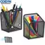 <cosyh>Mesh Pencil Holder Heavy-duty Steel Construction Rust-resistant Coating