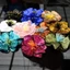 MERIGGIARE Hoa Táo, Kích Thước Lớn Handmade Hạt May Trên Miếng Dán, Thời Trang Một Lớp DIY Nhiều Màu Sắc Kim Sa Lấp Lánh Sửa Chữa Lỗ Đính Trang Trí Quần Áo