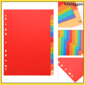 Bộ chia chỉ số tách Bộ sắp xếp tài liệu kết dính rộng lá rời cho chất kết dính Tab khxinggao