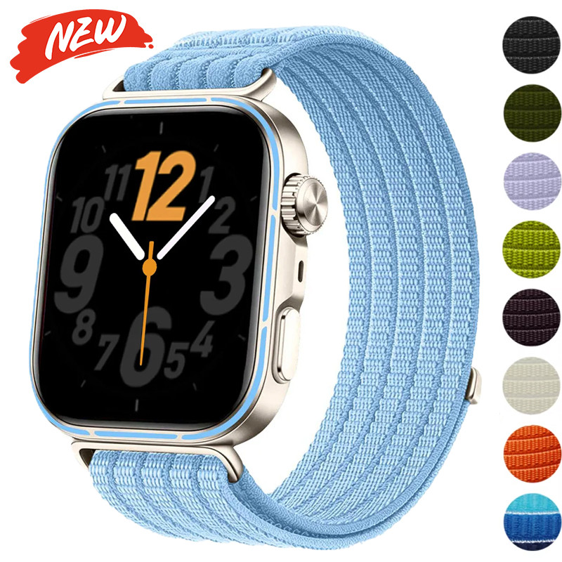 Dây đeo vòng Nylon cho Huawei Watch Fit 5 Pro / 4 Pro Vòng đeo tay thể thao thoáng khí Correa Huawei Watch Fit 5 / 4 / 3 dây đeo đồng hồ