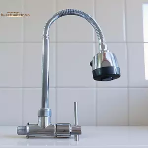 TRTR 360° Vòi bếp bằng thép không gỉ Vòi phun xoay linh hoạt Vệ sinh bồn rửa S VN