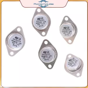 ĐIỆN 5 chiếc 2N3055 NPN AF Amp Bộ chuyển đổi nguồn âm thanh 15A 100V.