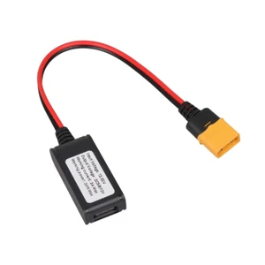 Bộ chuyển đổi sạc USB di động BTM 24cm có đầu vào XT60 cho các gói nguồn