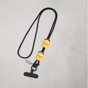 Dễ Thương Purin Đeo Ngang Có Thể Điều Chỉnh Dây Đeo Điện Thoại Kẹp Dệt Vai Dây Xích Điện Thoại Túi Đeo Ngang Dây Đeo Mặt Dây Chuyền