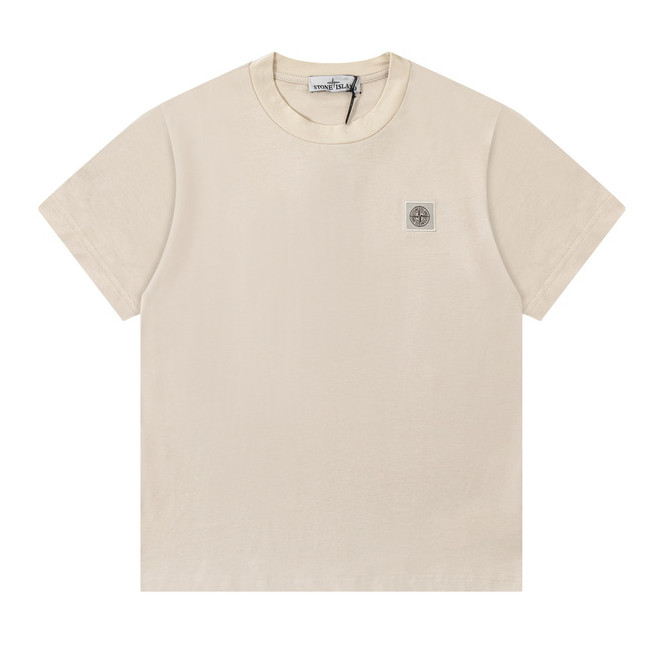 Chất Lượng Cao Phong Cách Mới 360g Nhãn Cổ Điển Sợi Đôi Cotton Nguyên Chất Áo Thun Unisex