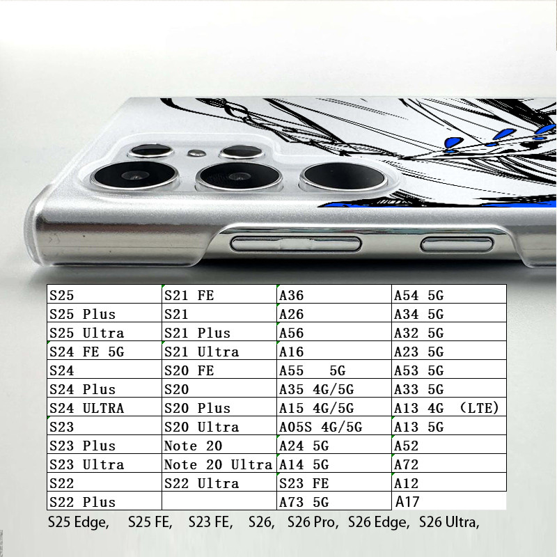 Ốp điện thoại cứng siêu mờ "" Cartethysia "cho Samsung S26 Ultra S25 S24 Ultra S25FE S24 FE S23 Ultra S22 S21 S20 A55 A56 A17 A15 A26 / Vỏ chống vân tay