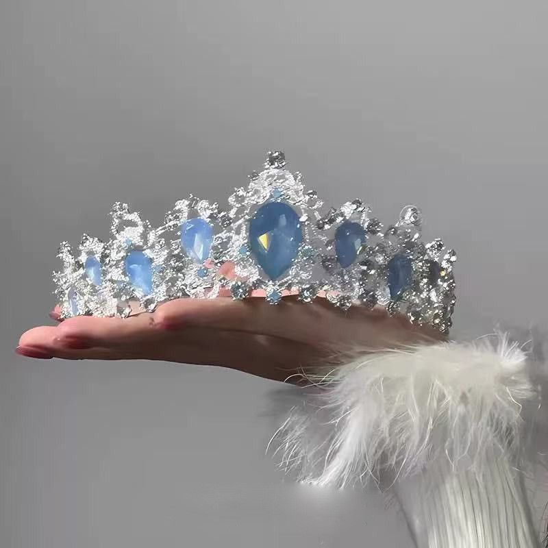 {Dream Kingdom} Đầm công chúa vương miện đính full kim cương, phụ kiện tóc, trang trí vương miện, phụ kiện ăn tối XWHR