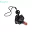 FUJIOU Lucky Cat Braid Rope Mặt dây chuyền, Đá Bạc Obsidian Cat Bag Charms, Sáng Tạo May Mắn Dệt Dây Đáng Yêu Xe Móc Chìa Khóa Dành Cho Nam Nữ
