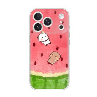 Ốp Điện Thoại Bể Bơi Dưa Hấu Cho IPhone 17 15 14 13 12 11 Promax, XR XS MAX 16PRO 16 Plus Ốp Silicon TPU Mềm Trong Suốt