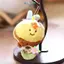E-WOITD 1 Cái Kawaii Giỏ Hoa Dễ Thương Búp Bê Ong Nhỏ Đồ Chơi Sang Trọng Móc Khóa Mặt Dây Chuyền Trẻ Em Bapa Phụ Kiện Quà Tặng Ngày Lễ E-WOITD
