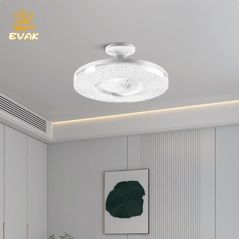 Alittlesetrtu 1 Chiếc Đèn Trần LED Pha Lê UFO, E27 Bóng Đèn Chùm Bảo Vệ Mắt Siêu Sáng VN