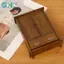 GHX 1 / 12 Nhà Búp Bê Thu Nhỏ Cửa Đôi Tủ Quần Áo Mô Hình Tủ Búp Bê Tủ Nội Thất Trang Trí Micro Cảnh Đạo Cụ Xây Dựng VN