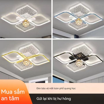 new*P2-Đèn phòng ngủ Đèn trần mới Đèn phòng ngủ gia đình Đèn phòng khách Đèn LED Đèn học tập Đèn nhà hàng