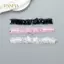 PNPIA- Thời Trang Màu Trơn Nữ Bé Gái Nelace Rộng Ren Đinh Tán Gothic Ren Choker Y2K Đôi Cánh Thiên Thần Da Thoáng Mát Nelace