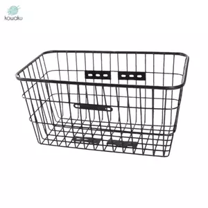 Giỏ xe đạp dây sắt đa năng không có nắp có sức chứa lớn Thích hợp để đi xe đạp và vận chuyển hàng hóa