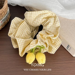Nhẫn xúc xích ngọt ngào dễ thương màu vàng Yoing / Tulip