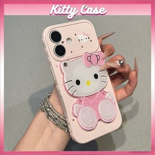 Giá đỡ gương hình mèo KT dễ thương 3 trong 1, tương thích với ốp lưng điện thoại iPhone 17 16  13 12 11Pro max 14 15 Pro